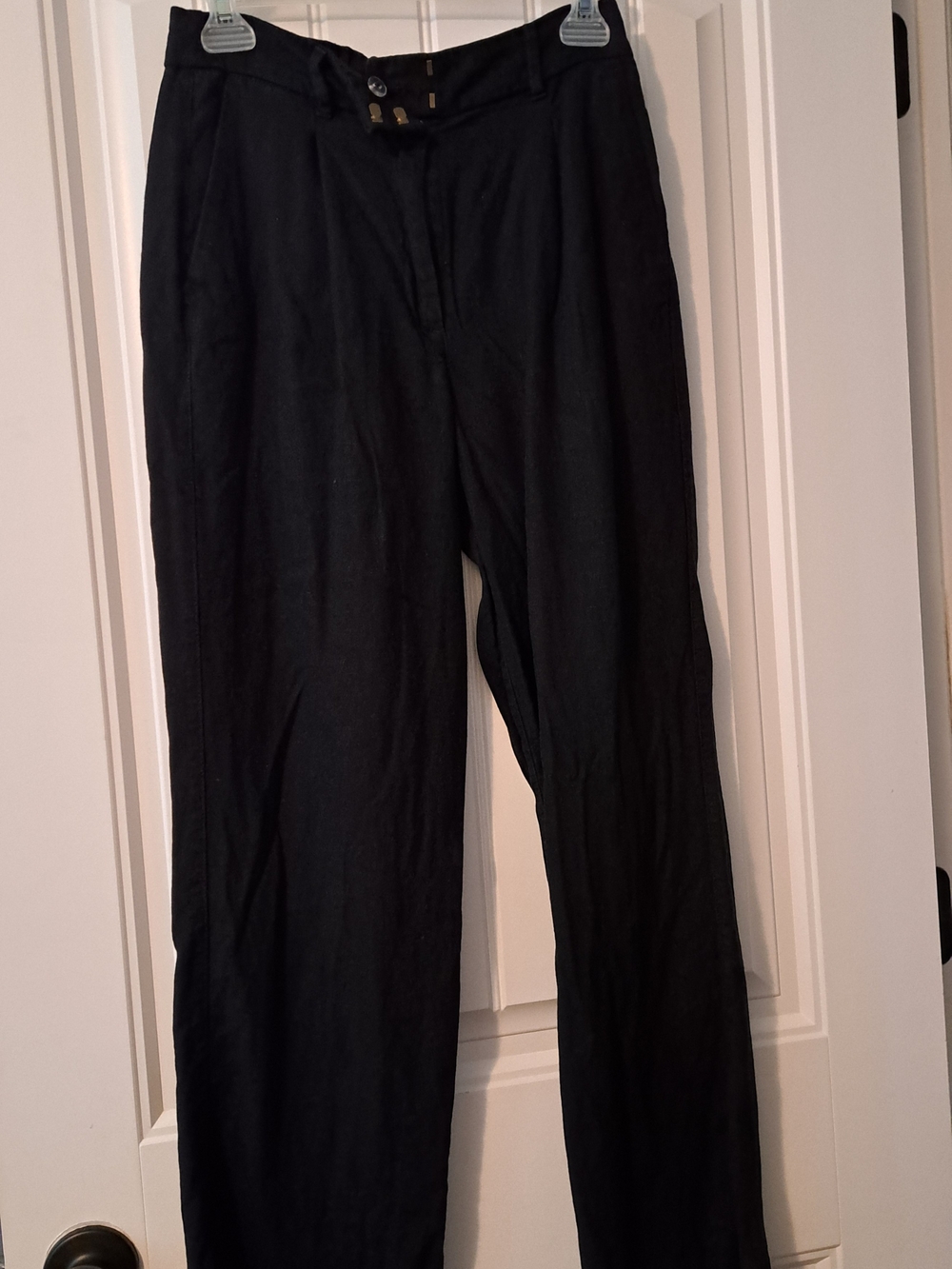Old Navy Black Elastic Waist Full-Length Pants